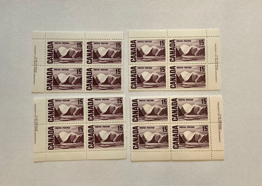 Canadian 1967 Mountains, Postage Stamps, Canadian Stamp, Old Stamps