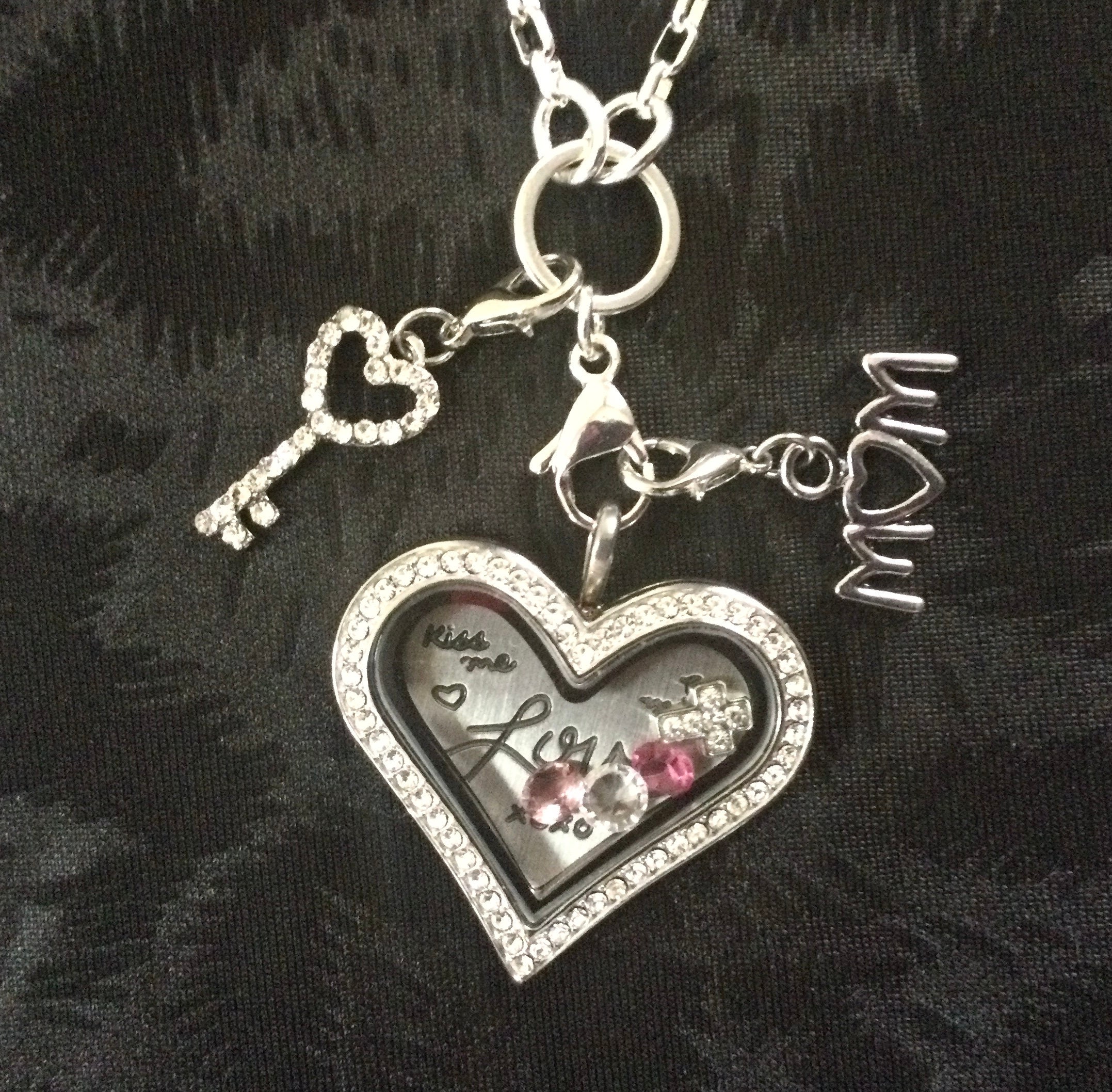 Floating Locket Combo Personalized Gift 