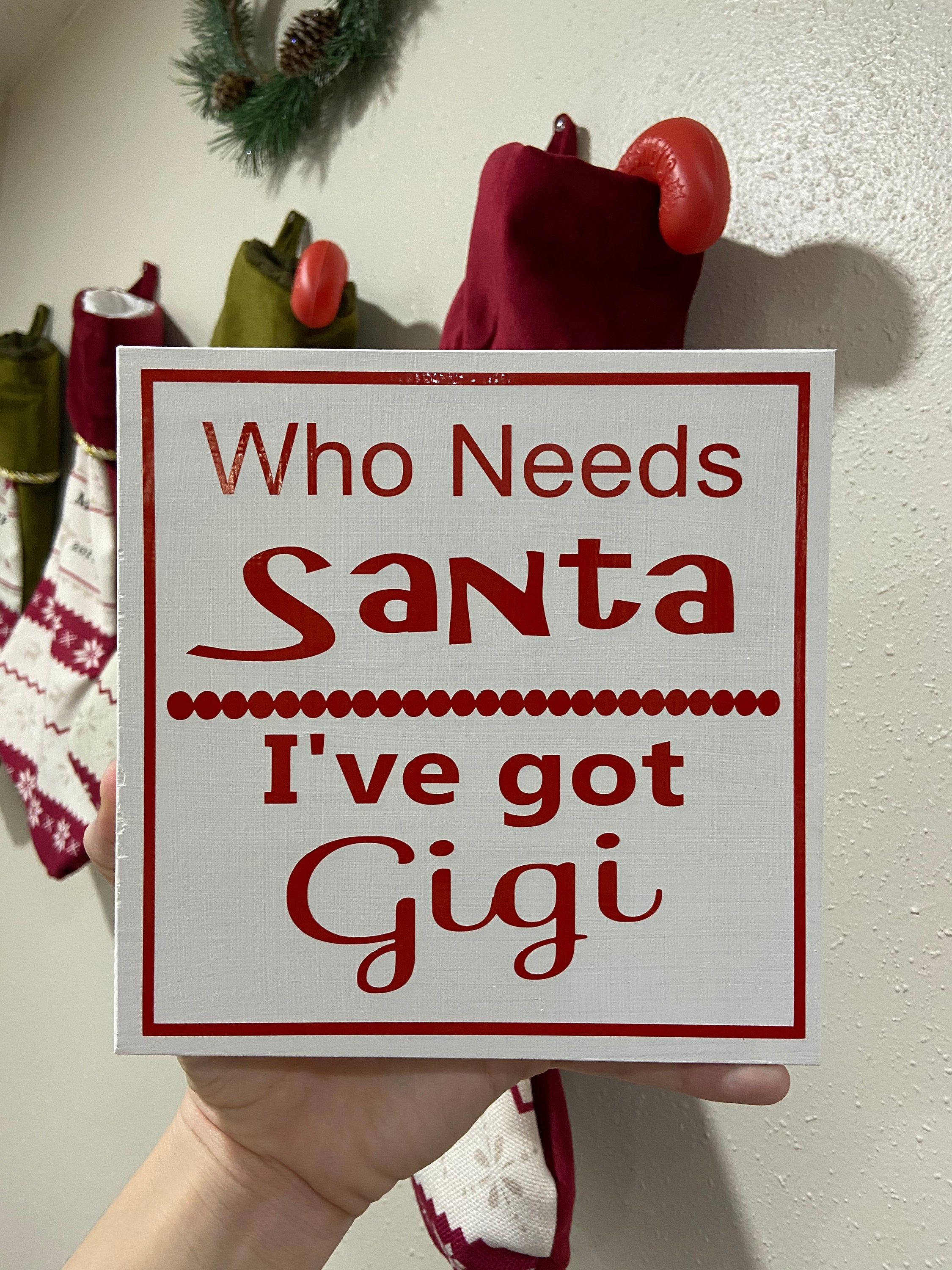 Lebanon Mo Christmas Break 2022 Who Needs Santa I've Got Gigi Personalized Gift | Etsy