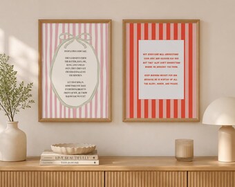 Scripture Wall Art | Neutral Bible Verse Decor (Instant Download)
