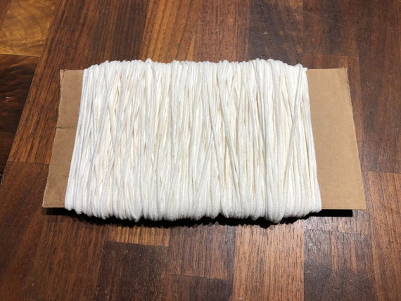 Square Braid Cotton Candle Wick for Beeswax: Taper & Pillar Candle Making