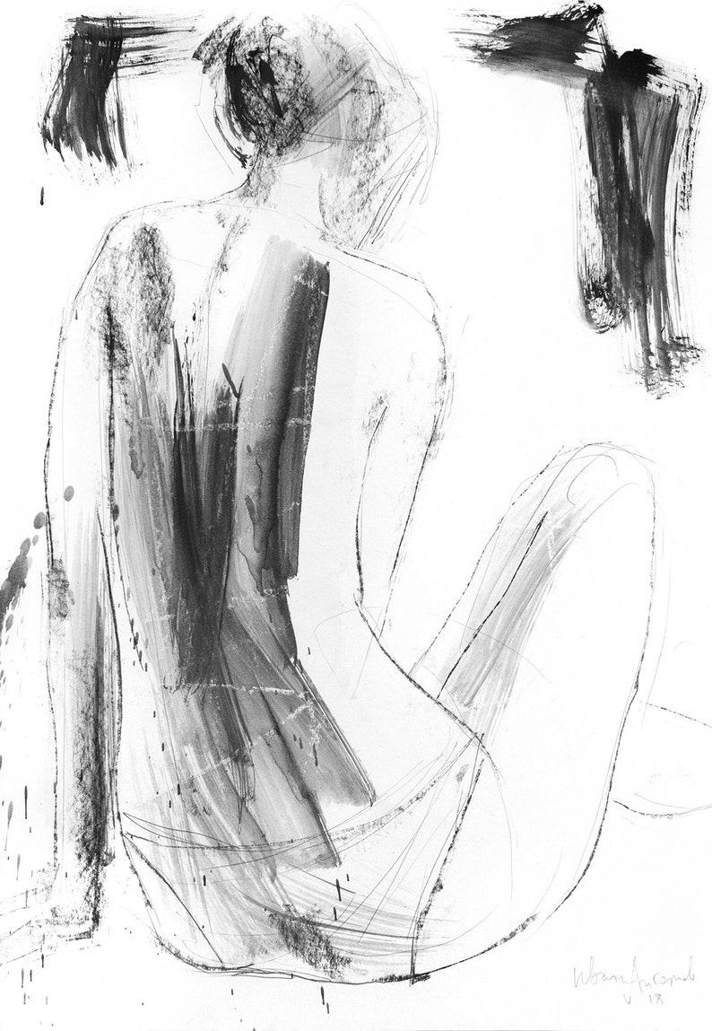 Bedroom Wall Decor Set Monochrome Wall Art Black White Etsy