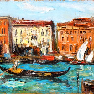 Venice Wall Art, Venice Print, Canvas Print, Gondola Wall Art, Italy Print, Venice Painting, Italy Wall Art, Canvas Wall Art, Italy Artwork