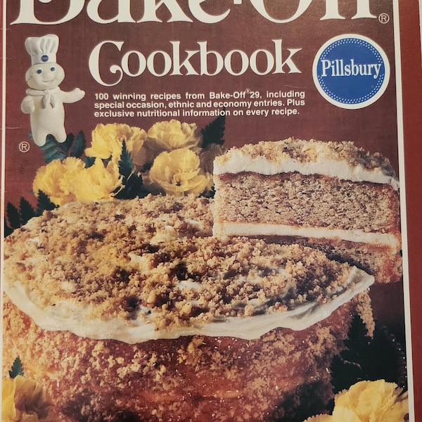 Pillsbury Bake Off Recipes 29th  Pamphlet Bread Roll Coffee Cake Sweet Rolls Desserts Pastries Xake Pies Sandwiches Cookies Bars Main Dishes