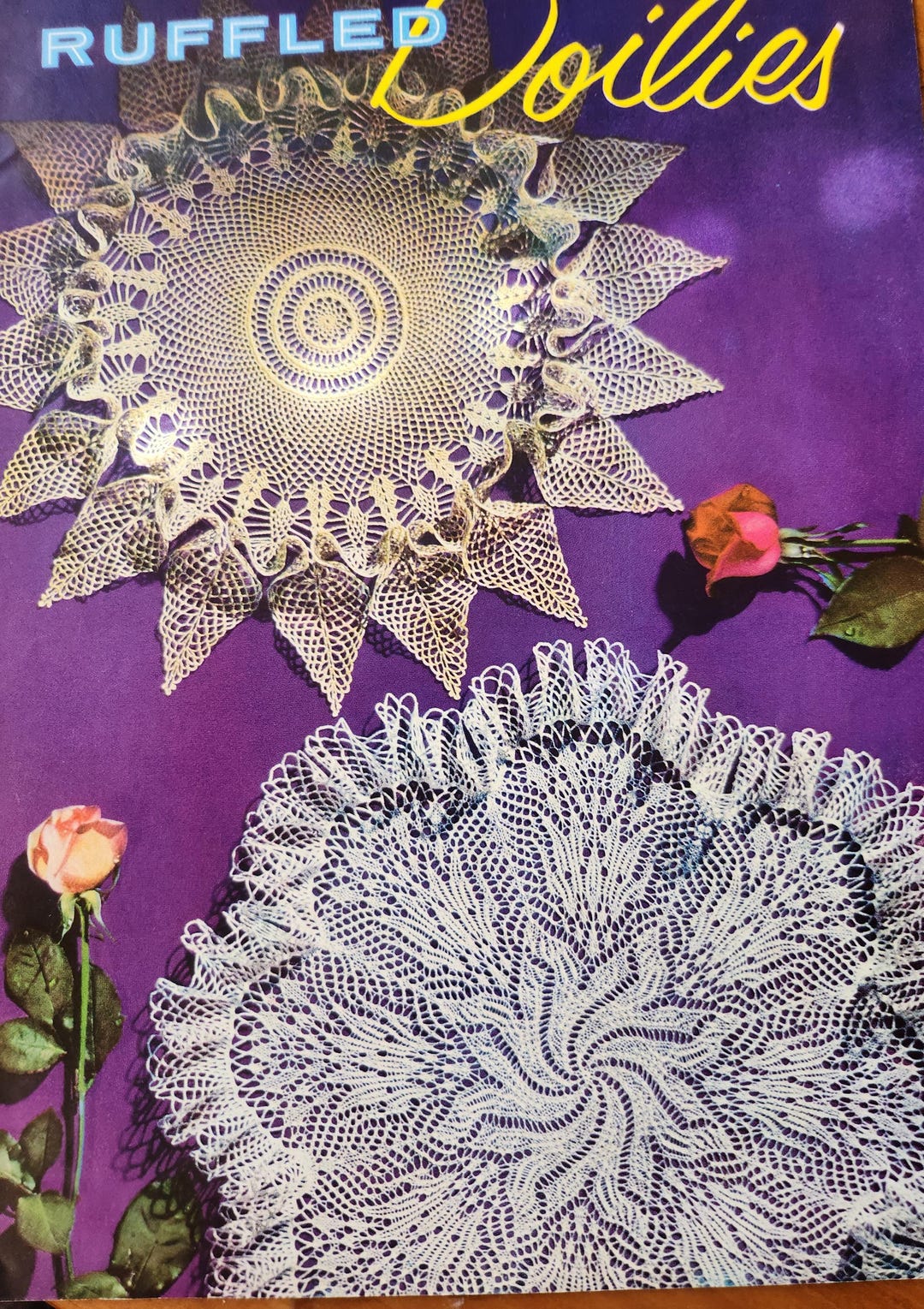 Ruffled Doilies Crochet Pattern 306 Coats and Clark Copyright 1954 - Etsy