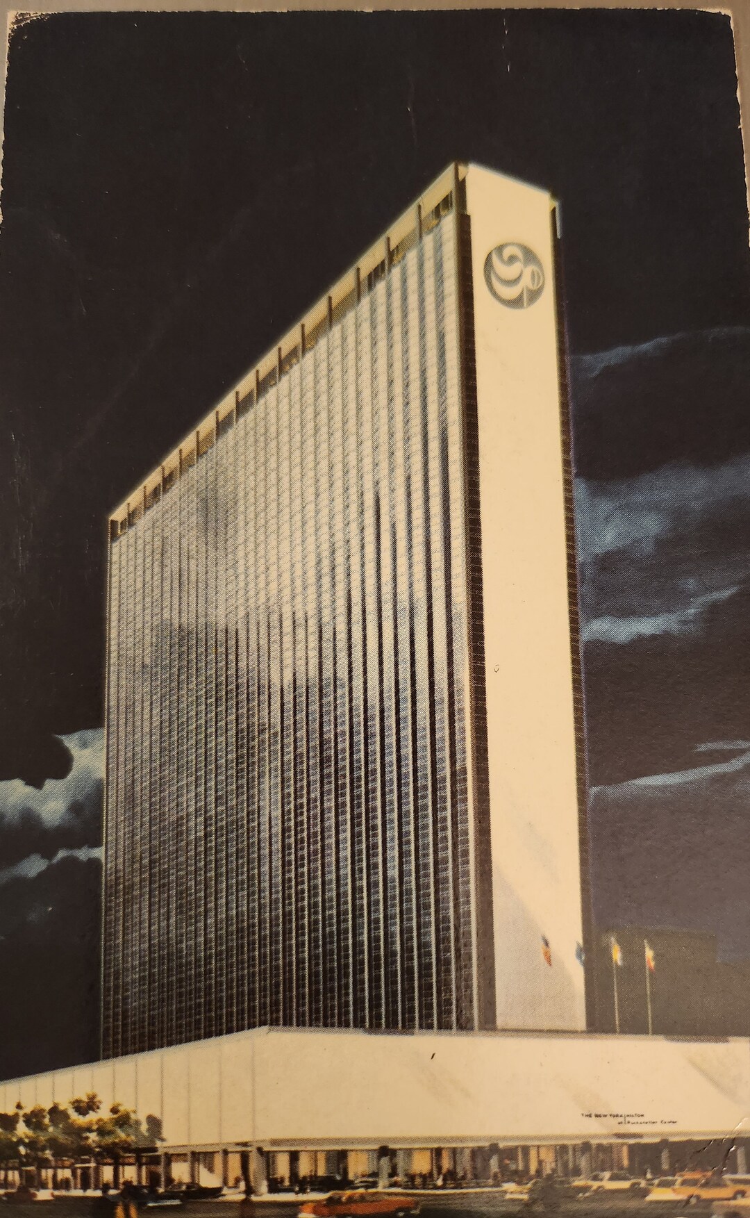 Hilton at Rockefeller Center New York Used Linen Postcard Etsy