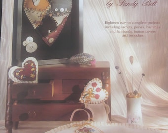 Ribbon Embroidery on Felt Pattern Book: 18 Easy Projects
