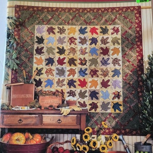 Quilting Pattern Booklet by Willow Creek See photos For Patterns Leaves, Daisies, and More