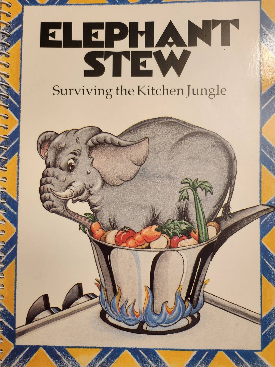 Elephant Stew Surviving the Kitchen Jungle Spiralbound Recipes Etsy
