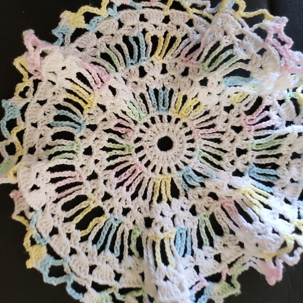 Colored Doilies Etsy