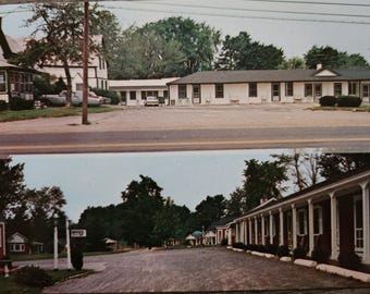 Portland Maine Motel Vintage Real Photo Postcard