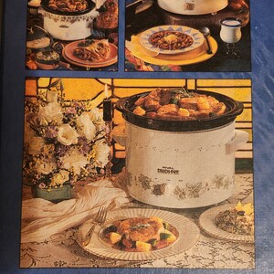 Vintage Original Crock-pot Cook Book Slow Electric Stoneware Cooker Model  3150 bb2 