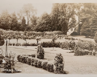 Defiance Park Tacoma, Washington Postcard Real Photo