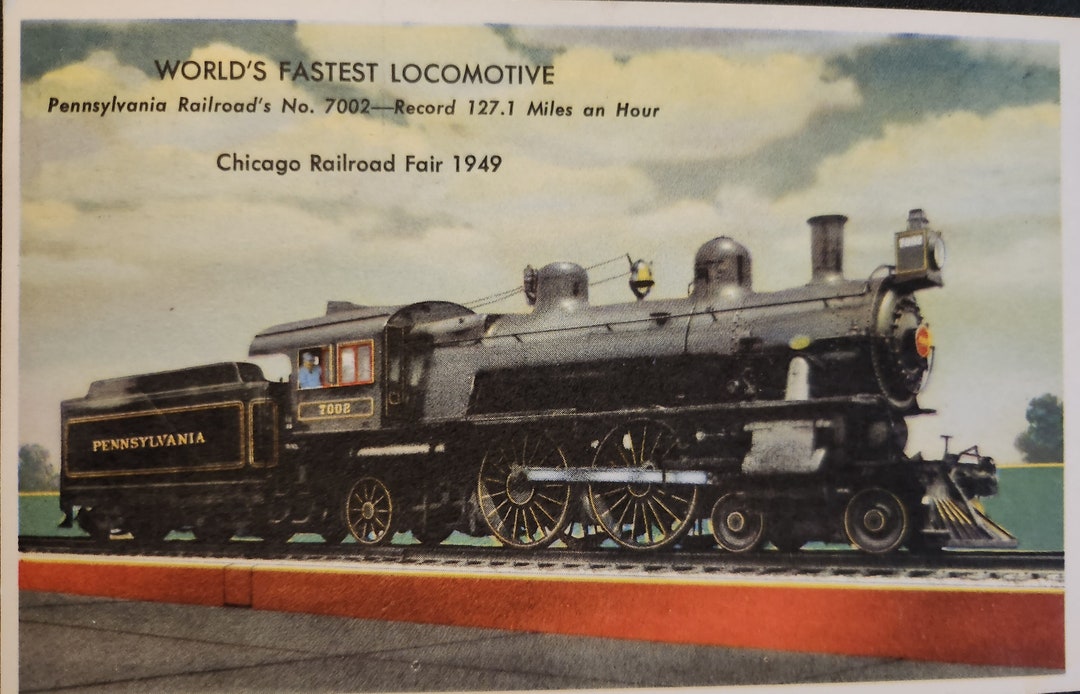 World's Fastest Chicago Illinois Railroad Fair Etsy