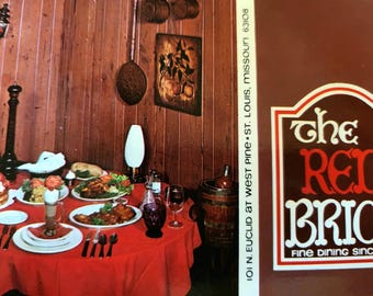 St Louis, Missouri The Red Brick Restaraunt Real Photo Carte postale inutilisée
