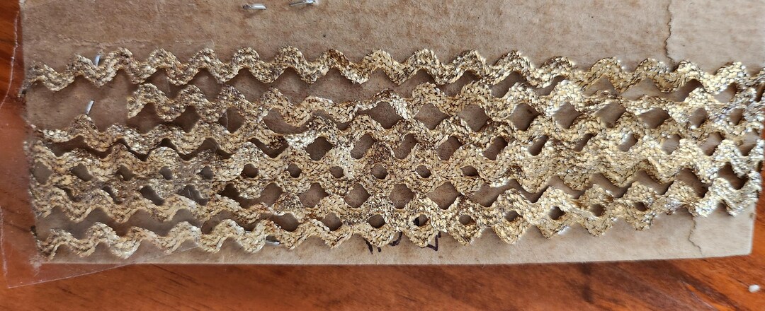 Gold Rick Rack 70 Inches - Etsy