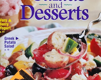 Betty Crocker East Salads and Desserts Recipe Pamphlet Color Photos 95 Pages Pasta Potatoes Fruit Veggues Sweets Berries