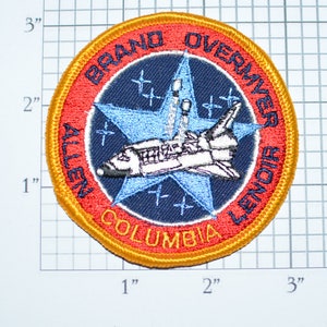 Rare STS-5 Space Shuttle Columbia Mission Patch NASA Embroidered Iron-on Patch Collectible 1982 Jacket Patch Uniform Patch e20w