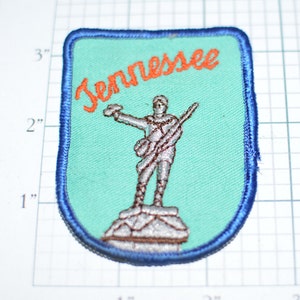 TENNESSEE Vintage Sew-on Travel Patch Souvenir Memorabilia, Jeans Patch Jacket Patch Backpack Patch Embroidered Patch Memphis Nashville e2