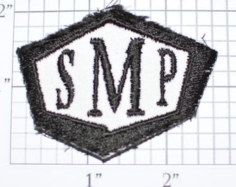 SMP Sew-on Vintage Embroidered Clothing Patch Logo for Jacket Vest Shirt Jeans Activewear Skate Skateboard Surf Surfing Surfer Active Wear