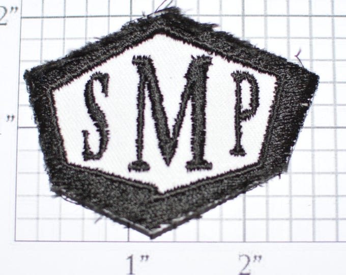 SMP Sew-on Vintage Embroidered Clothing Patch Logo for Jacket Vest Shirt Jeans Activewear Skate Skateboard Surf Surfing Surfer Active Wear