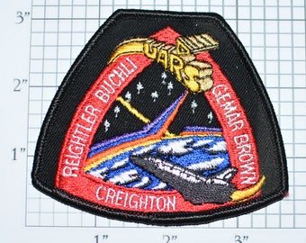 Rare STS-48 Space Shuttle Discovery UARS Mission Patch NASA Embroidered Iron-on Patch Collectible 1991 Jacket Patch Uniform Patch e20w