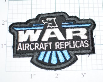 WAR Aircraft Replicas RARE Iron-On Vintage Patch Jacket Patch Shirt Patch Military Collectible Hat Patch Embroidered Patch Airplane USAF f1a