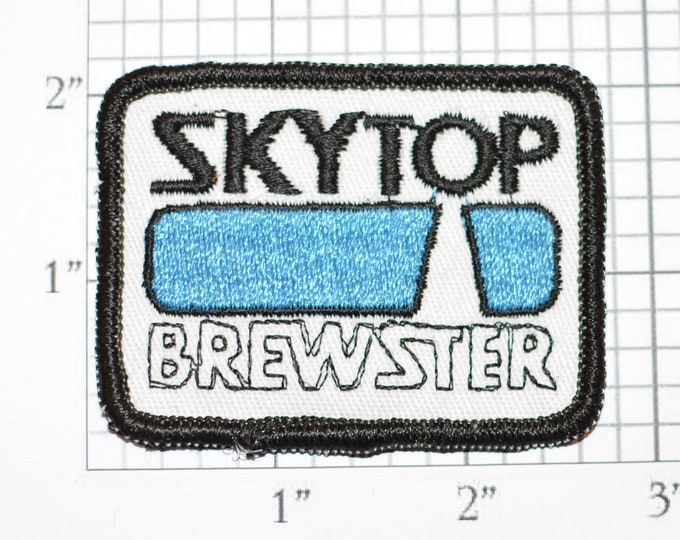 Skytop Brewster Oil Well Oilfield Texas RARE Vintage Sew-on Embroidered Clothing Patch for Uniform Shirt Jacket Vest Insignia Logo Emblem