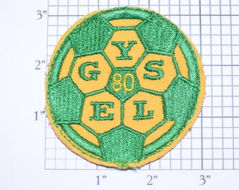 Elk Grove (California) Youth Soccer League (EGYSL) 1980 Sew-on Embroidered Clothing Patch Sports Jacket Vest Jersey Shirt Hat Ball Logo Kids