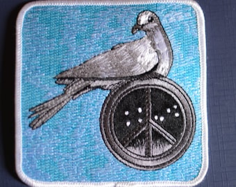 PEACE DOVE Patch by Philip Garris LICENSED Vintage Grateful Dead Patch, Hippie Boho Big Dipper for Jacket Jeans Vest Backpack Music Band bb1