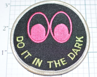 Do It In The Dark, Naughty Iron-on Patch Vintage Patch Embroider Patch Jacket Patch Jeans Patch Backpack Patch Funny Patch s15
