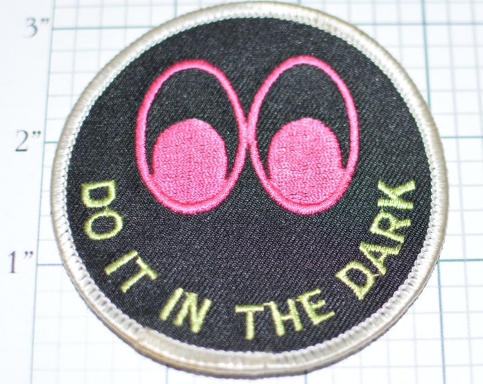 Do It In The Dark, Naughty Iron-on Patch Vintage Patch Embroider Patch Jacket Patch Jeans Patch Backpack Patch Funny Patch s15