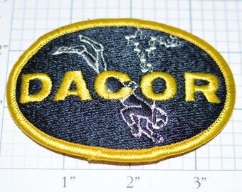 DACOR Vintage Iron-On Patch SCUBA Diving Embroidered Clothing Patch Jacket Patch Hat Patch Vest Patch Shirt Patch DIY Holiday Gift Idea s8