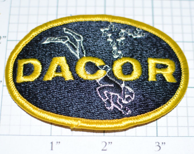DACOR Vintage Iron-On Patch SCUBA Diving Embroidered Clothing Patch Jacket Patch Hat Patch Vest Patch Shirt Patch DIY Holiday Gift Idea s8