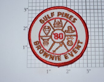 No Border Emblem Logo Kids Clothes DIY Children Tres Condados Girl Scout Council California Vintage Iron-on Embroidered Clothing Patch