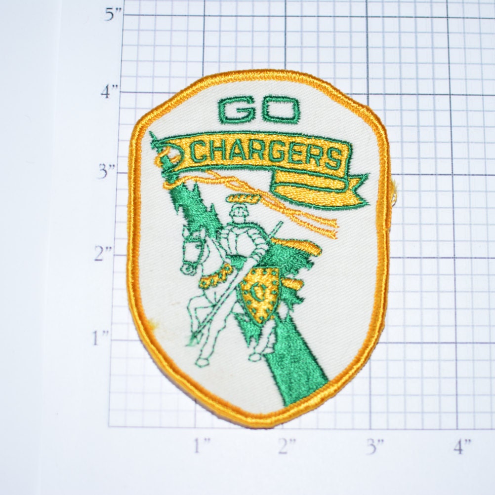 CHARGER sew on patch
