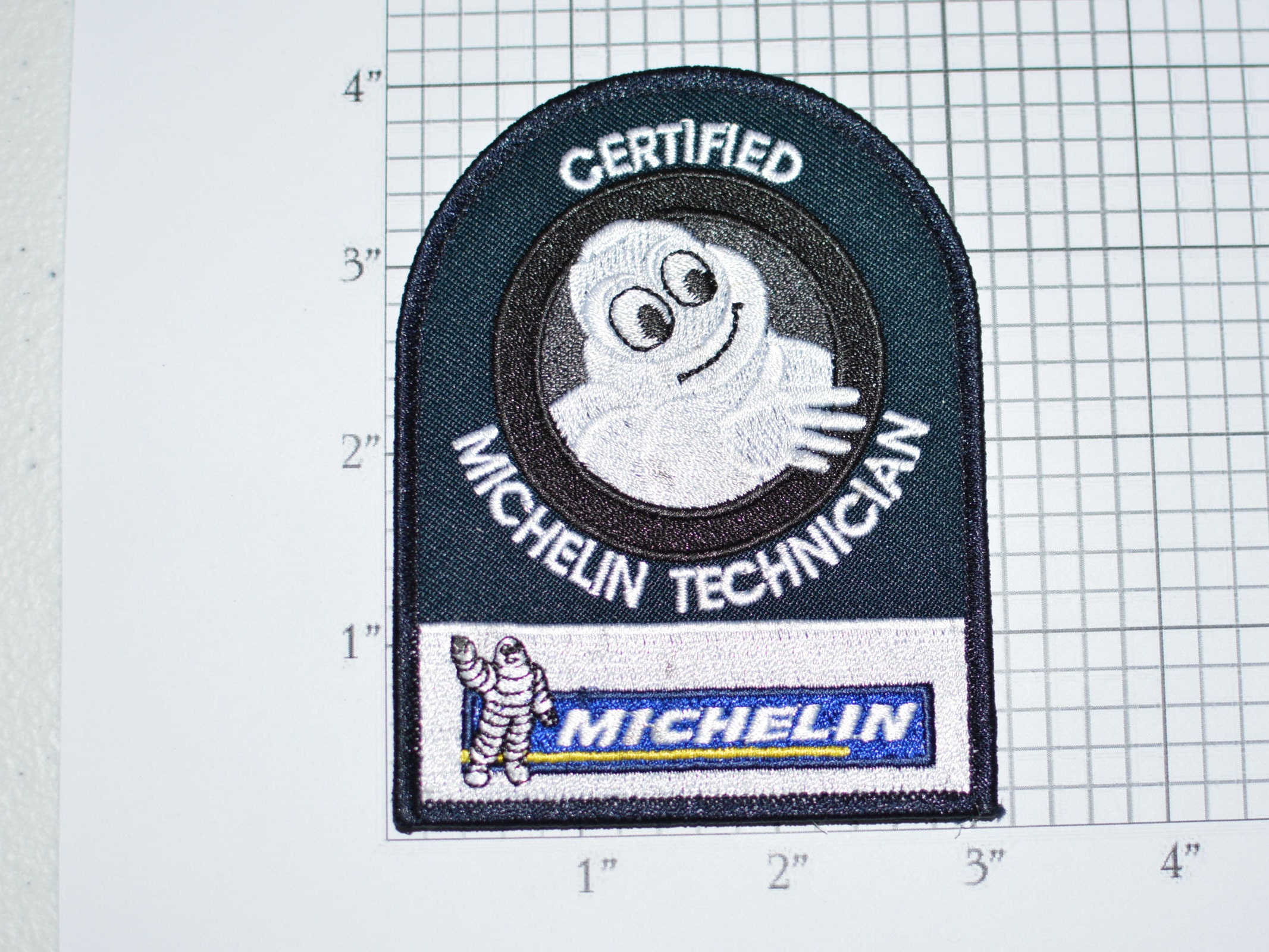 Certified Michelin Technician Rare Embroidered Iron-On Patch Uniform  Clothing Patch Shirt Vest Jacket Mechanic Auto Service Garage Tire e27g