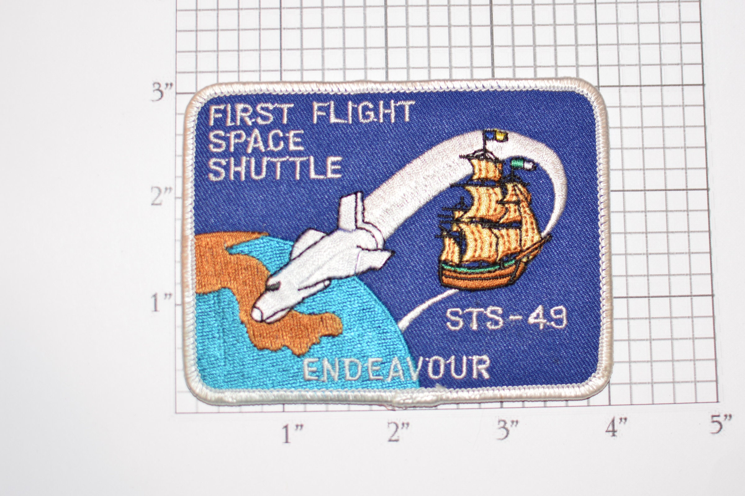 NASA Space Program Embroidered Iron Patch Astronauts Space Travel Collectibles