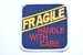 Fragile Handle With Care Cute Iron-on Embroidered Clothing Patch for Jean Jacket Backpack Shirt Hoodie DIY Baby Clothes Infant Toddler Child 