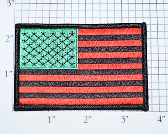 African American Iron-on Embroidered Clothing Patch Flag Black Liberation UNIA Ethnic Pride for Shirt Jeans Jacket Vest Backpack Gift Idea