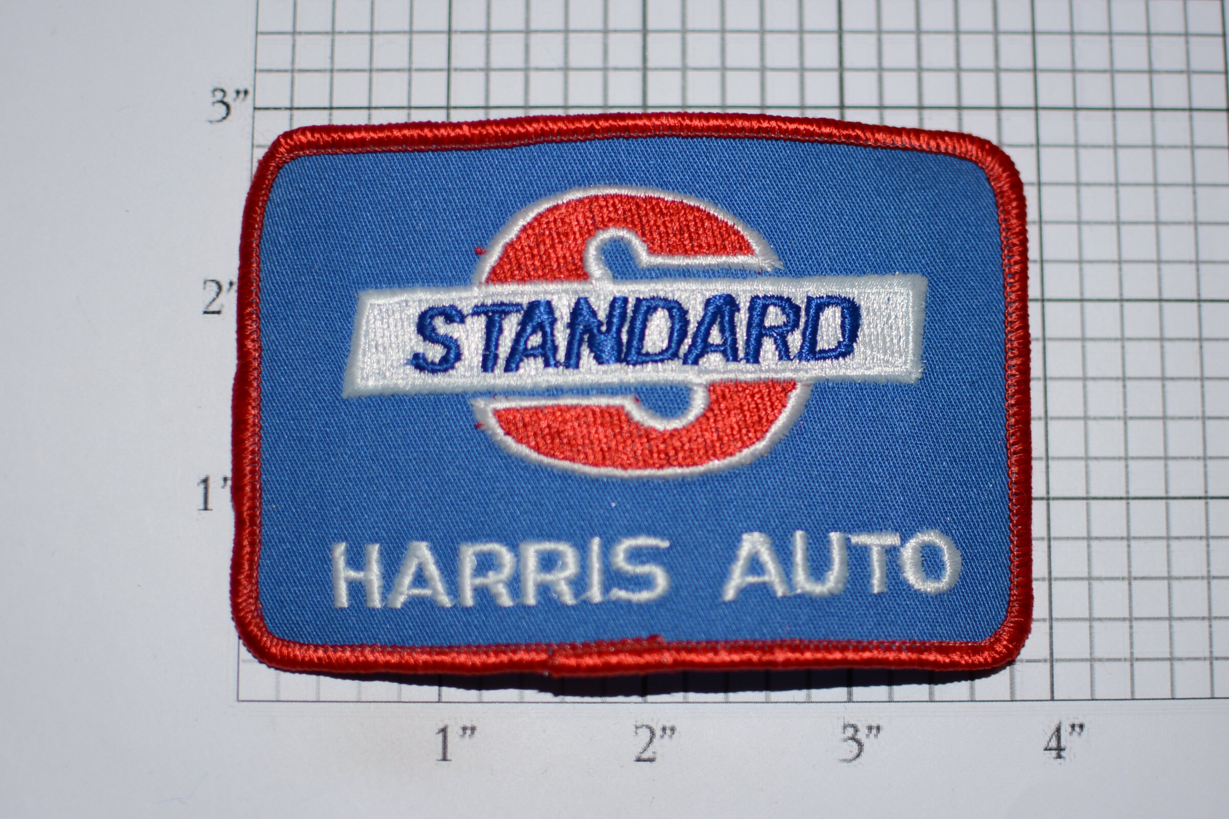 Standard Harris Auto Iron On Vintage Embroidered Clothing Patch For Employee Uniform Jacket Emblem Logo Work Shirt Garage Mechanic Tech Standard Harris Auto Iron On Vintage Embroidered Clothing Patch For Employee Uniform Jacket Emblem Logo Work Shirt Garage Mechanic Tech