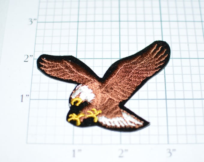 Bald Eagle Iron-On Vintage Patch, Biker Patch Jacket Patch Vest Patch Embroidered Patch Backpack Patch Jeans Patch Cool Applique Bird s17