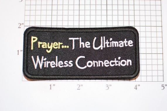 or Sew On Jesus Is The Cure Iron-On Embroidered Clothing Patch for Biker Jacket Vest MC Motorcycle Rider Christ Christian Religious Faith