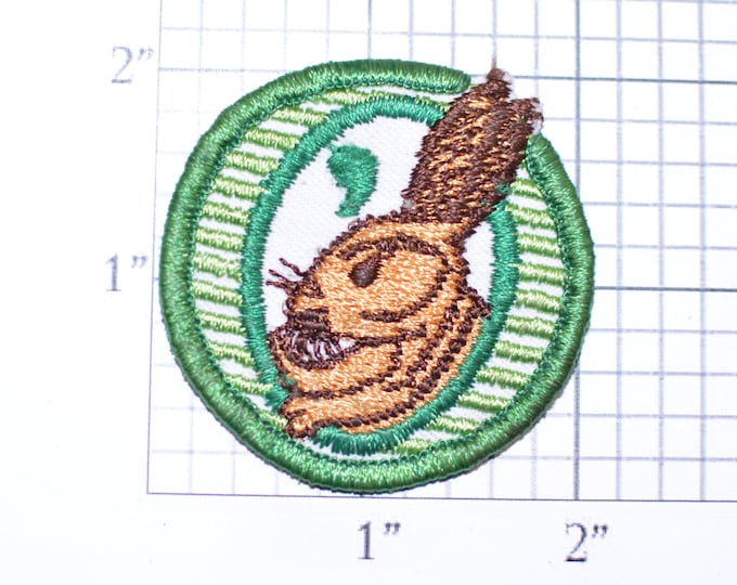 O'Rabbit Vintage Sew-on Embroidered Clothing Patch Sports Jacket Vest Jersey Shirt Hat Logo Emblem Insignia Keepsake