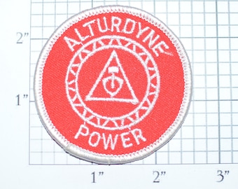 Alturdyne Power Vintage Clothing Patch Uniform Shirt Jacket Hat Emblem Logo Insignia Crest El Cajon California Gas Turbine Engine Generator