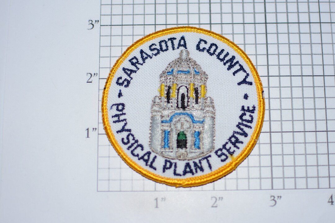 Sarasota County florida Physical Plant Department Service Ironon