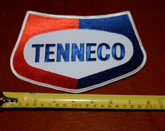 TENNECO Gas Oil Vintage Embroidered Sew-on Patch for Uniform Jacket Work Shirt Automotive Man Cave Garage Car Guy Service Station Petroleum