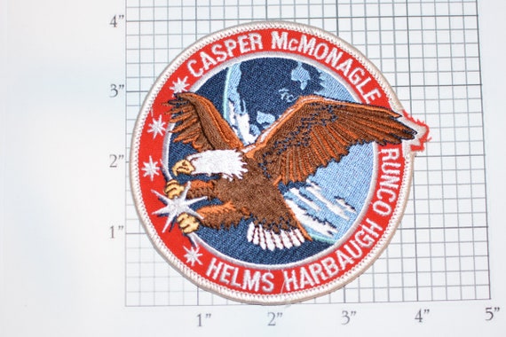 Cape Canaveral Security Police Iron-on Vintage Patch NASA Kennedy Space Center