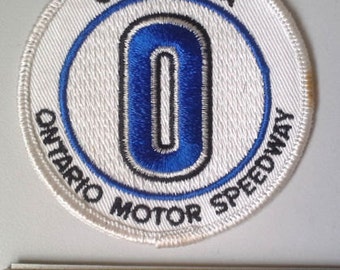 Ontario Motor Speedway - California - Defunct Racetrack Sew-On Vintage Embroidered Clothing Patch Racing Collectible Souvenir Emblem s13