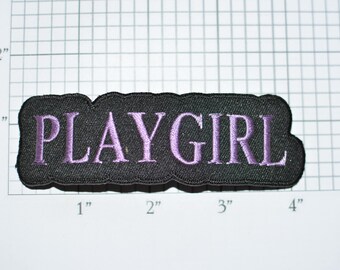Playgirl Iron-On Embroidered Clothing Patch for Jacket Jeans Shirt Backpack Purse Wild Cougar Bachelorette Hen Party Novelty Badge  e32c